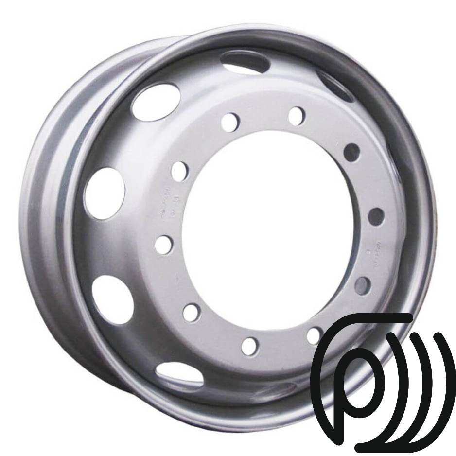 грузовой диск yz whell yz 11,75x22,5 10x335 et135 dia 281 (16mm) hump external valve